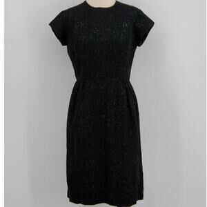 Vintage Black Stitched Dress